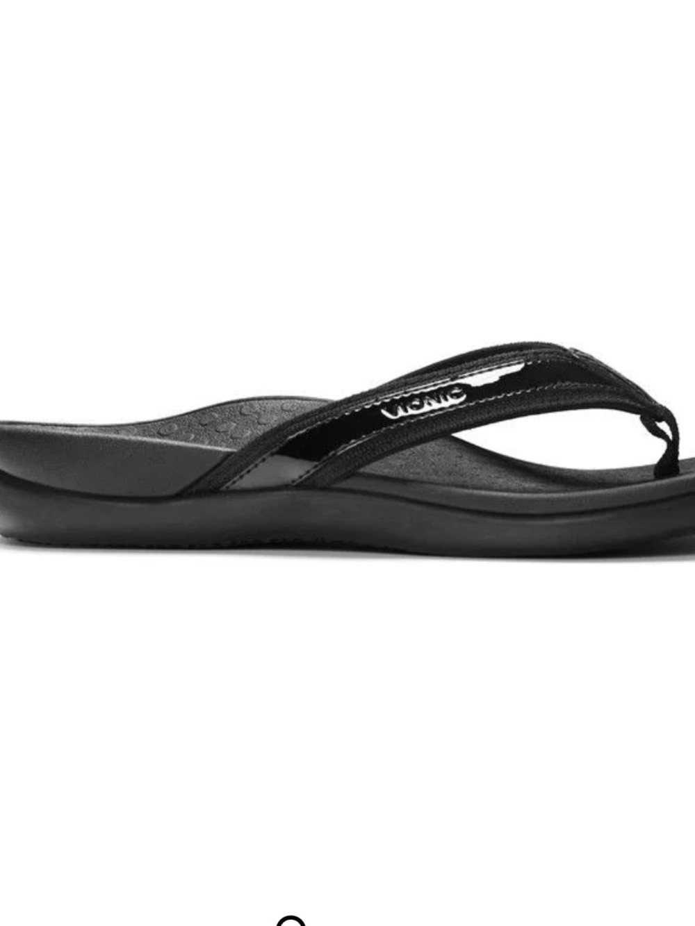 Vionic Tide II Toe-Post Sandal in Black US 9 - Picture 4 of 16